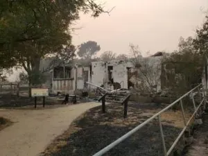 California Wildfires Consume Architectural Landmarks